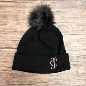 Juicy Couture Black Pom Beanie NWOT